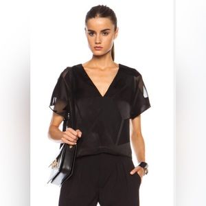 2/$65 Alice & Olivia | Mapton Satin Cropped Top. Size small!!
